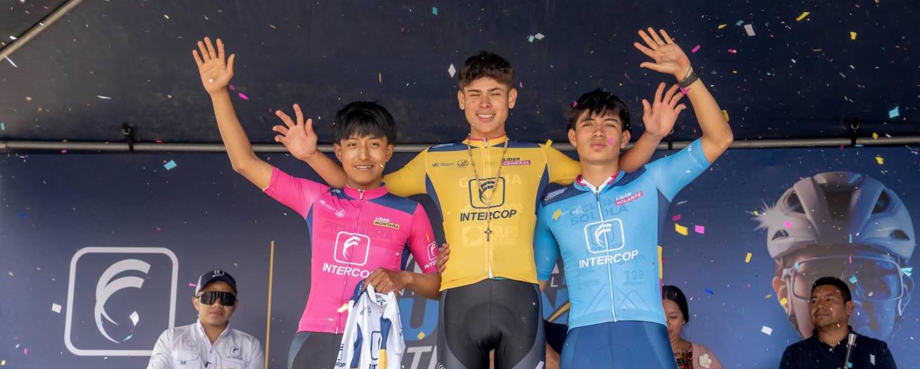 Griego es líder de la Vuelta Internacional Juvenil  a Guatemala