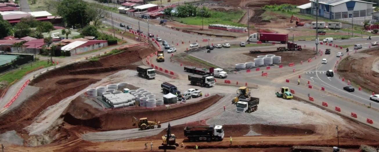 Inicia construcción de pilotes  en Intercambio de San Ramón