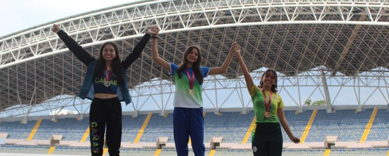 Grecia logran cinco medallas de oro en Campeonato Nacional de Atletismo