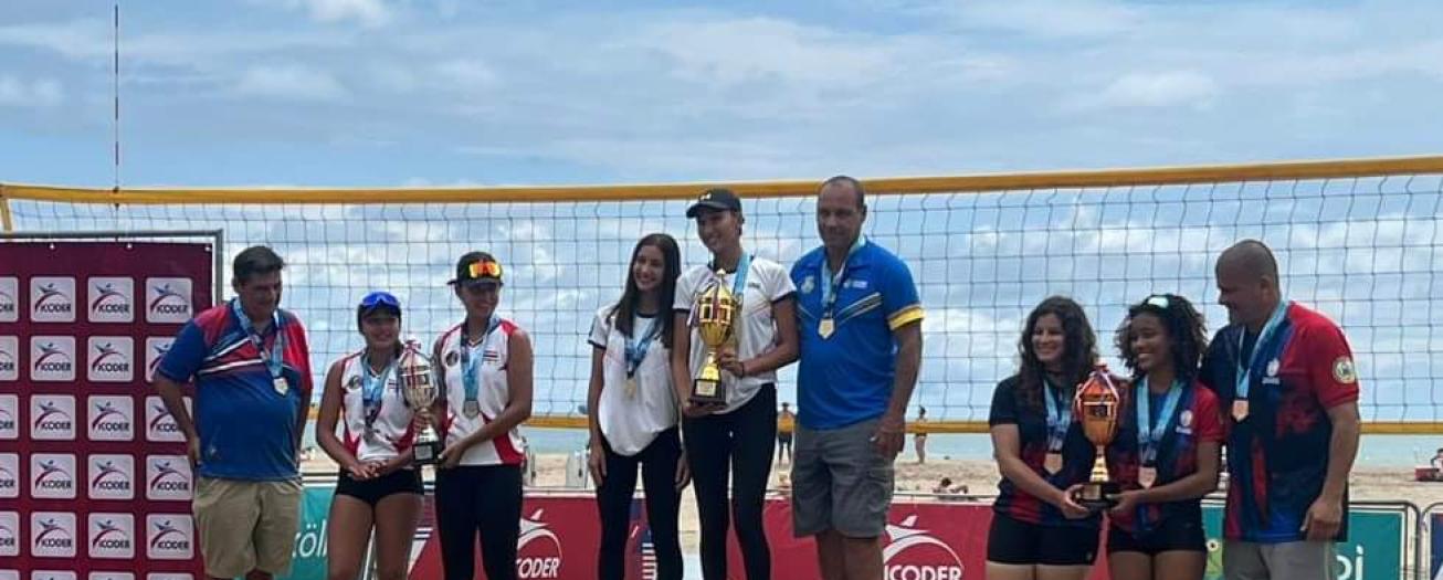 Atenas y Alajuela gana medalla de oro en voleibol de playa 