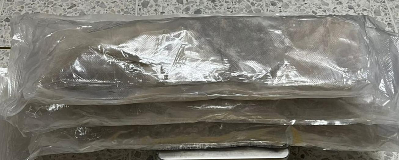 PCD decomisa cargamento de metanfetaminas y captura a pasajero 