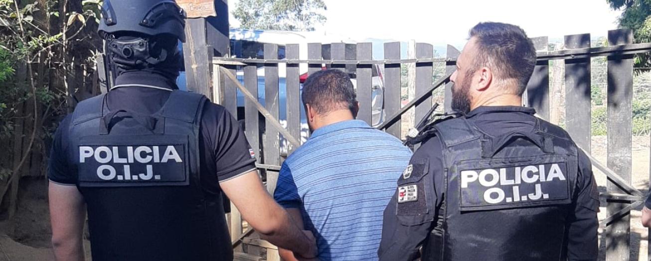 OIJ de Grecia detiene en Carbonal como sospechoso de venta de droga 