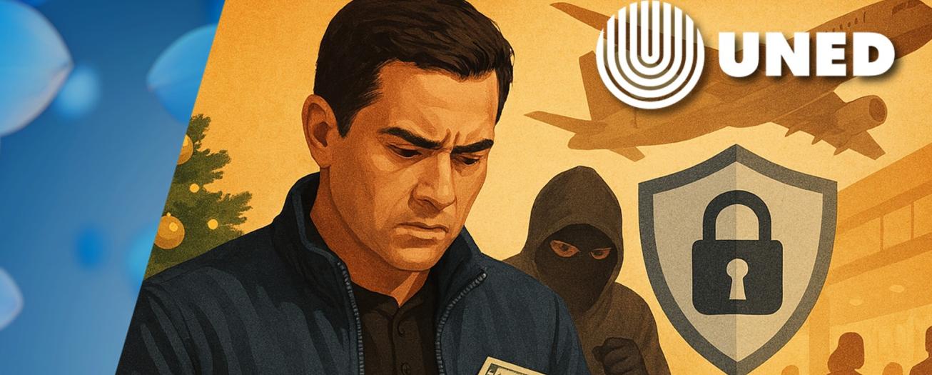 Llegada del aguinaldo y vacaciones aumenta riesgos  de fraudes y robos, advierte UNED